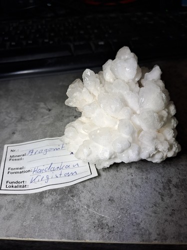 Aragonit weiß botryoidal