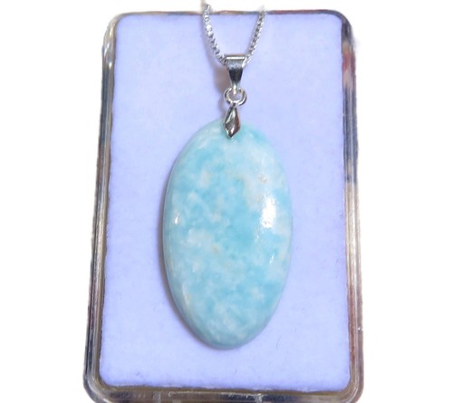 Aragonit blau cabochon - blau,