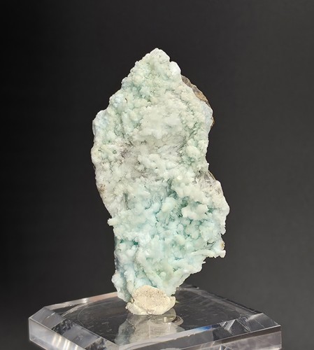 Blauer aragonit mineralstufe - aragonit,