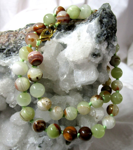 Aragonit natur kugelkette - ,